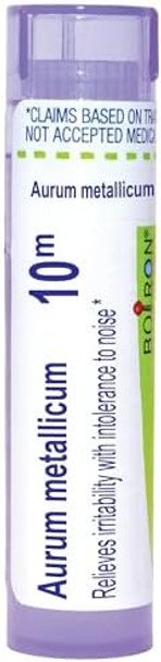 Boiron Aurum Metallicum 10M For Irritability With Intolerance To Noise 80 Pellets