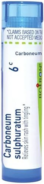Boiron Carboneum Sulphuratum 6C For Skin Rash With Tingling 80 Pellets