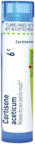 Boiron Cortisone Aceticum 6C For Dry Skin & Dry Mouth 80 Pellets