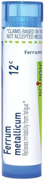 Boiron Ferrum Metallicum 12C For Irritability From Fatigue 80 Pellets