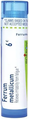 Boiron Ferrum Metallicum 6C For Irritability From Fatigue 80 Pellets