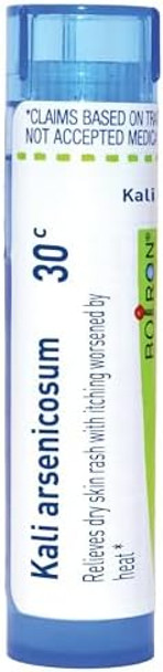 Boiron Kali Arsenicosum 30C For Dry Skin Rash With Itching Worsened By Heat 80 Pellets
