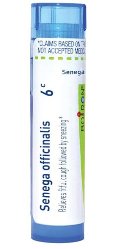 Boiron Senega Officinalis 6C For Fitful Cough Followed By Sneezing 80 Pellets