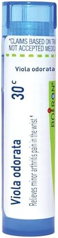 Boiron Viola Odorata 30C For Minor Arthritis Pain In The Wrist 80 Pellets