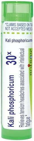 Boiron Kali Phosphoricum 30X For Tension Headachess Associated With Intellectual Fatigue 80 Pellets