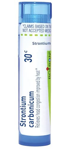 Boiron Strontium Carbonicum 30C For Head Congestion 80 Pellets