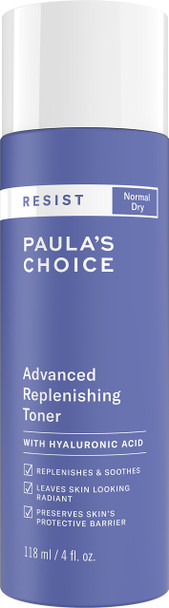 Paula's Choice-Resist Advanced Replenishing Anti-Aging Toner, 4 Ounce Bottle, with Vitamins C & E