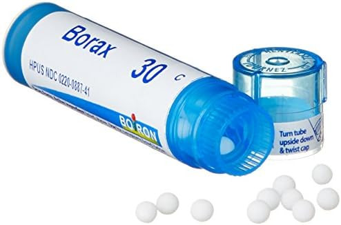 Boiron Homeopathic Medicine Borax 30C Pellets 80Count Tubes (Pack Of 5)