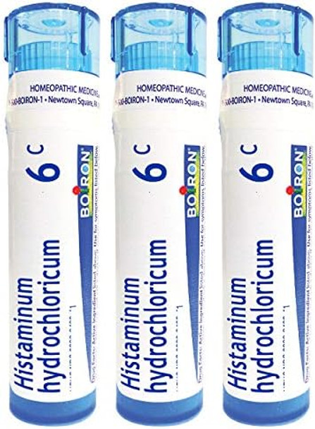 Boiron Histaminum Hydrochloricum 6C Homeopathic Medicine For Allergies Pack Of 3 (240 Pellets)