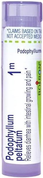 Boiron Podophyllum Peltatum 1M For Diarrhea With Intestinal Growling & Pain 80 Pellets
