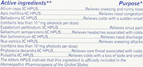 Boiron Coldcalm Cold Relief Tablets 2 Count