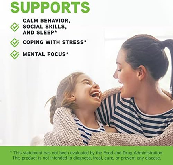 Davinci Labs Focus Chewable Supplement To Support Behavior Brain Health And Immune Health For Kids With Vitamin B6 Folate Vitamin B12 And More Orange Flavor Sugar 90 Tablets