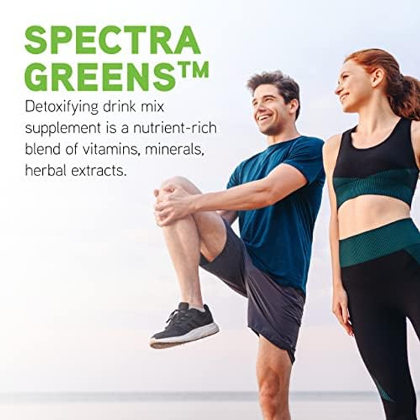 Davinci Labs Spectra Greens Detoxifier Probiotic Supplement Aids Digestive Health Heart Health & Detoxification Immune Health Supplement With Digestive Enzymes 30 Servings (356.25 G)