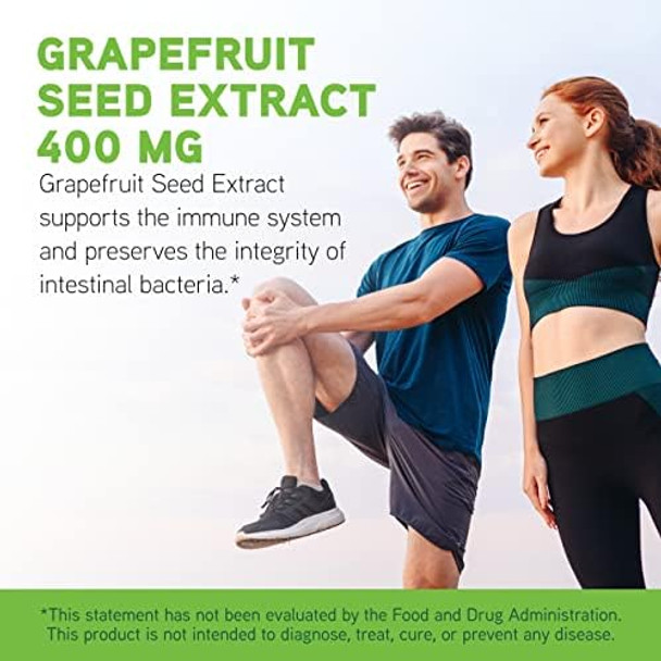 Davinci Labs Grapefruit Seed Extract 400 Mg Supports Gi & Digestive Gut Health Gluten Vegetarian 60 Capsules (30Day Supply)