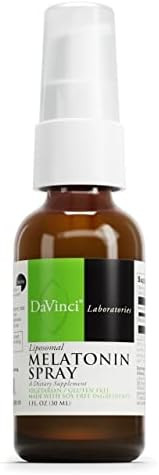 Davinci Labs Liposomal Melatonin Spray Sleep Support Supplement Bedtime Spray With 3Mg Melatonin Per Serving Fastacting Formula Promotes Restful Sleep 30 Ml