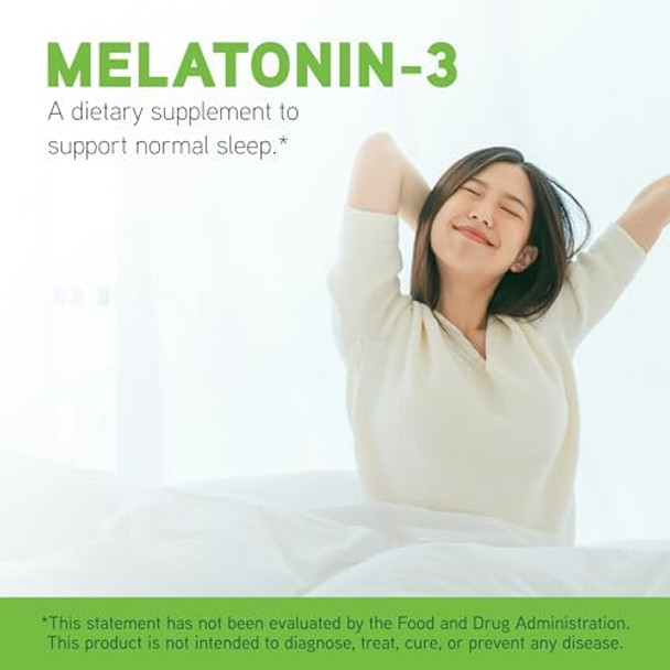 Davinci Labs Melatonin3 Sleep Supplement & Antioxidant & Immunity Support With 3 Mg Melatonin Vegetarian Gluten 60 Capsules