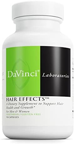 Davinci Labs Hair Effects Dietary Supplement To Support Healthy Hair Growth And Skin With Biotin Zinc Copper Saw Palmetto And Grape Seed Extract Gluten 90 Vegetarian Capsules