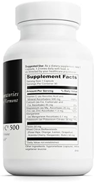 Davinci Labs Potenc 500 Dietary Supplement To Support Immune System Function & Collagen Health With Vitamin C Calcium Magnesium Potassium And More Vegetarian Gluten 90 Tablets