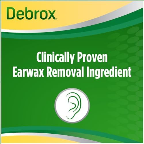 Debrox Ear Wax Removal Drops Gentle Microfoam Ear Wax Remover 0.5 Fl Oz 2 Pack