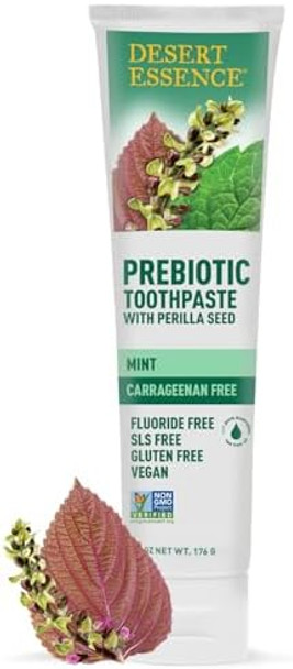 Desert Essence Prebiotic Plantbased Whitening Toothpaste Nongmo Gluten Cruelty 6.25 Oz Desert Essence Prebiotic Plantbased Whitening Toothpaste Nongmo Gluten Cruelty 6.25 Oz