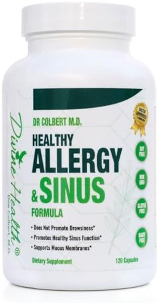 Divine Health Dr. Colbert'S Healthy Sinus Formulaallergy & Sinus Support60 Servings