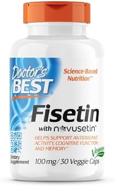 Doctor'S Best Transresveratrol 600 Mg 60 Count & Fisetin With Novusetin 100 Mg 30 Count