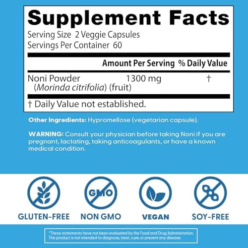 Doctor'S Best Noni Concentrate (650 Mg) 120 Veggie Caps