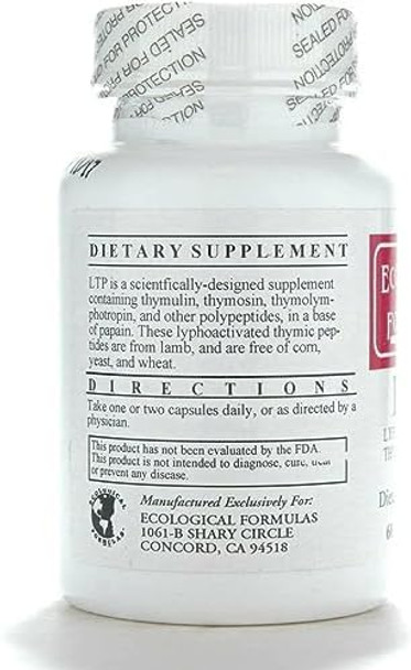 Ecological Formulas Ltp 600 Mg 60 Caps