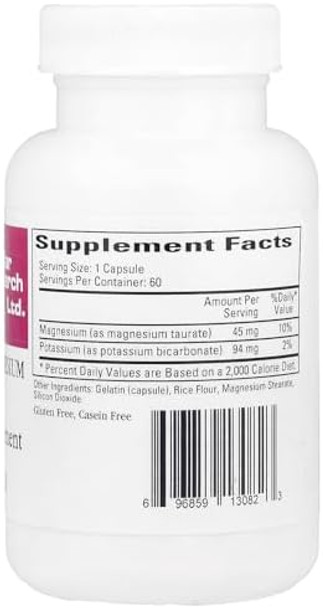 Cardiovascular Research Magnesiumpotassium Taurate 60 Count