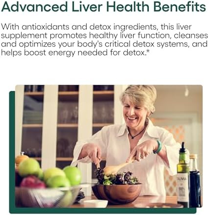 Econugenics Ecodetox Supplement For Liver Detox & Total Body Cleanse Helps Enhance Digestive Health & Energy Formulation W/Milk Thistle Vitamin B12 Magnesium & More 90 Capsules