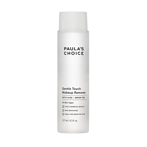 Paula's Choice Gentle Touch Oil Free Waterproof Makeup Remover, Aloe & Green Tea, Non-Irritating, 4.3 Ounce