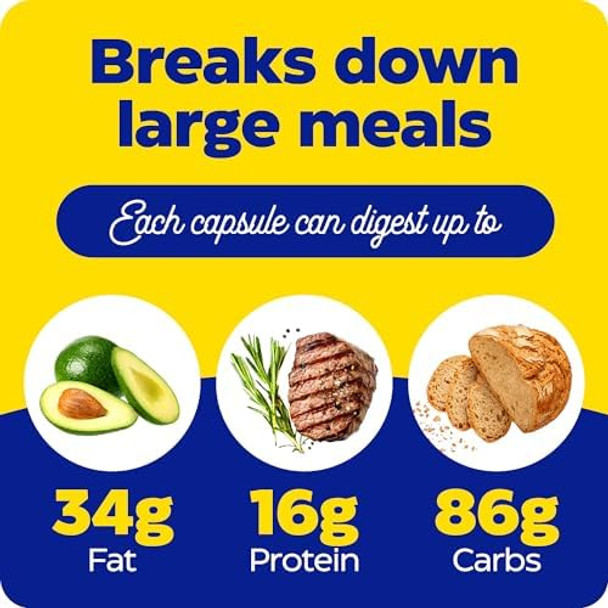 Enzymedica Digest Gold + Atpro Maximum Strength Fastacting Helps Digest Large Meals For Bloating And Gas 90 Capsules
