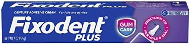 Fixodent Plus Denture Adhesive Cream 2 Oz (Pack Of 3)
