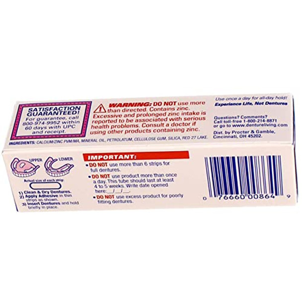 Fixodent Denture Adhesive Cream Original Original 1.4 Oz