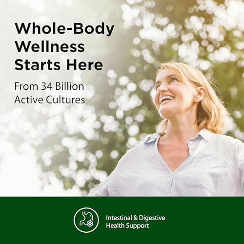 Flora Complete Care Probiotic 34 Billion Cells Supports Immune & Digestive Health Contains Lactobacillus Acidophilus & More Gluten & Nongmo 30 Vegetarian Capsules