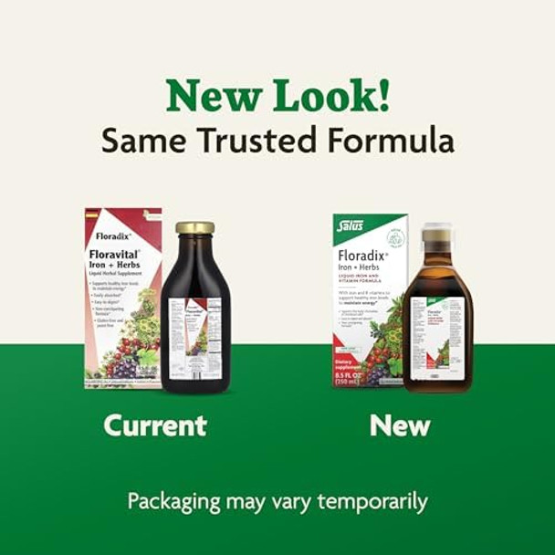 Floradix By Salus Iron & Herbs 8.5 Oz And Gallexier Herbal Bitters