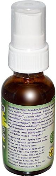 Flower Essence Services Posttrauma Stabilizer Spray 1 Ounce