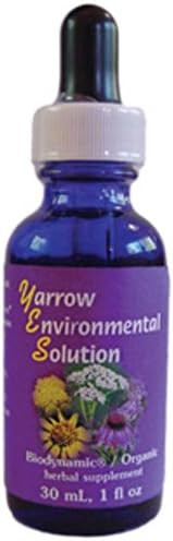 Flower Essence Services Yarrow Environmental Solution Dropper 1 Ounce