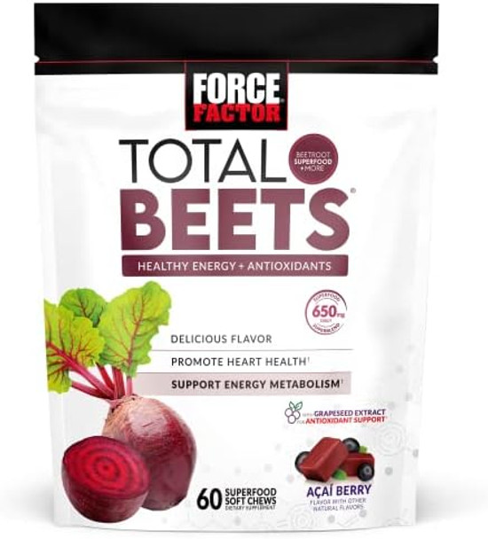 Force Factor Better Turmeric 120 Soft Chews & Total Beets 60 Soft Chews Bundle For Joint And Heart Health
