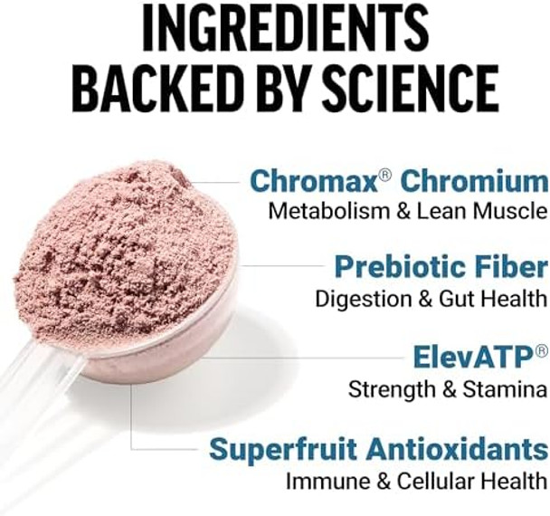 Force Factor Diet Aid Powder Metabolism Booster & Diet Support Supplement For Lean Body Mass With 15X More Absorbable Chromium Refreshing & Delicious Tropical Fruit 30 Servings