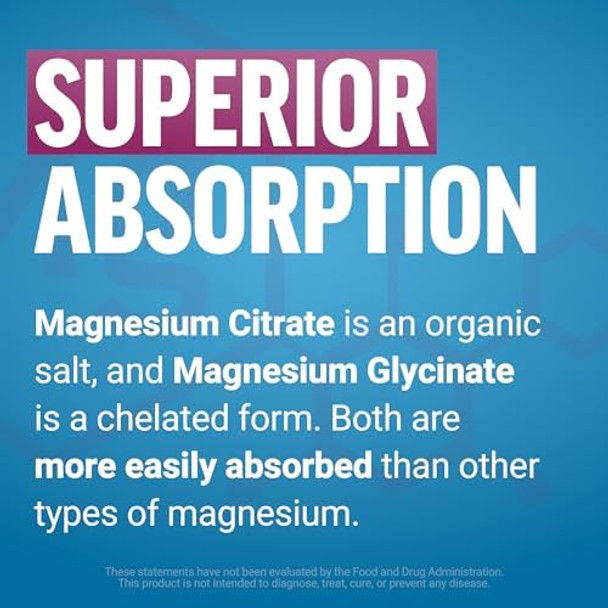 Force Factor Ultimate Magnesium Supplement Magnesium For Stress Relief Calm And Relaxation Magnesium Chewable Vegan Gluten & Nongmo Orange Creamsicle Flavor 60 Soft Chews