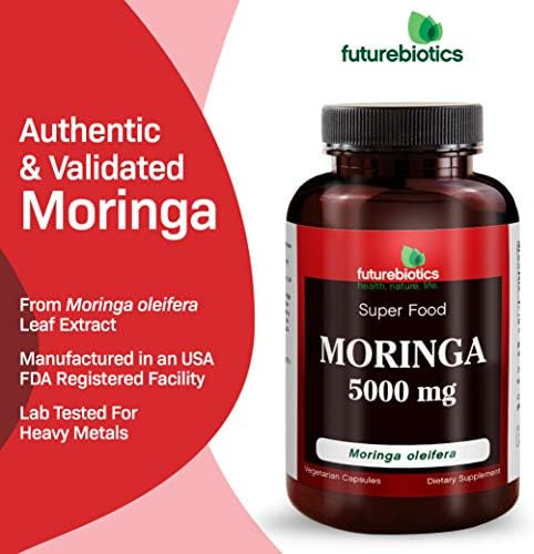 Futurebiotics Moringa 5000 Mg 60 Vegetarian Capsules