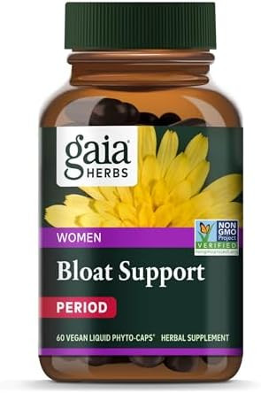 Gaia Herbs Bloat Support Women'S Health Supplement To Support Bloating & Digestion Made With Dandelion Leaf Burdock Root Horsetail & More 60 Vegan Capsules (30 Servings)
