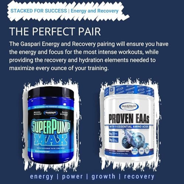 Gaspari Nutrition Proven Eaas Vegan Fermented Eaas Enhances Recovery & Replenishes Electrolytes Non Gmo (30 Servings Lemon Ice)
