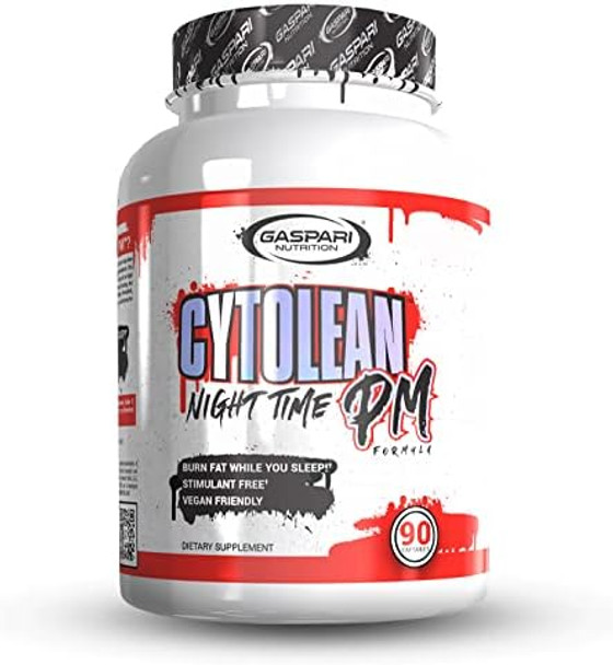 Gaspari Nutrition Cytolean Pm: Nighttime Fat Burner With Melatonin Sleep Support Stress Reduction Stimulant Vegan Friendly (90 Capsules)