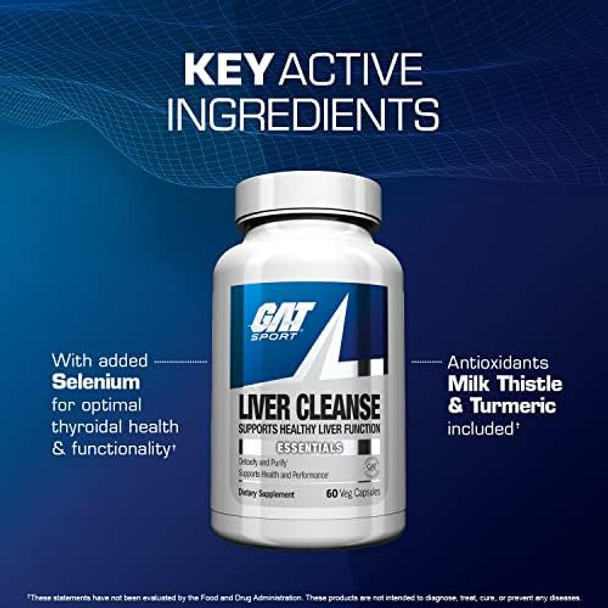 Gat Sport Essentials Liver Cleanse Multivitamin 60 Count