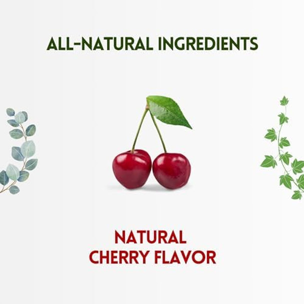 Herbion Naturals Cough Drops With Natural Cherry Flavor Dietary Supplement Soothes Cough For Adults And Children 6 Years+ Pack Of 6 (108 Lozenges)