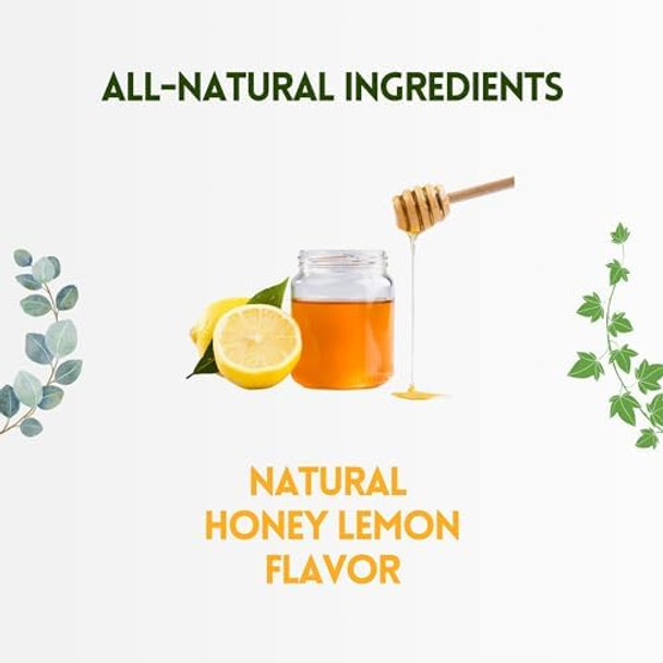 Herbion Naturals Cough Drops With Honey Lemon Flavor Dietary Supplement Soothes Cough For Adults And Children Over 6 Yearspack Of 5 (125 Lozenges)