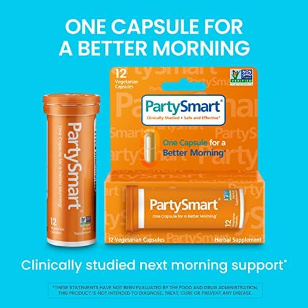 Himalaya Partysmart 12 Caps One Capsule For A Better Morning After Drinking Plus Livercare 90 Caps For Daily Liver Cleanse Liver Support And To Eliminate Waste 2 Product Bundle