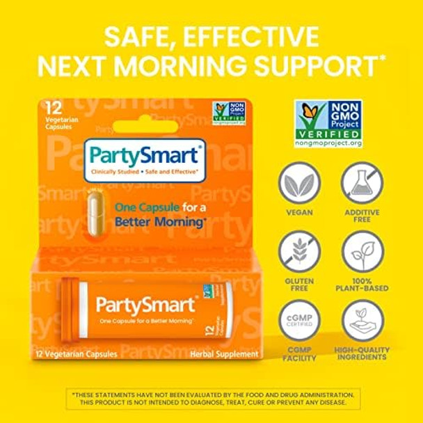 Himalaya Partysmart 12 Caps One Capsule For A Better Morning After Drinking Plus Livercare 90 Caps For Daily Liver Cleanse Liver Support And To Eliminate Waste 2 Product Bundle